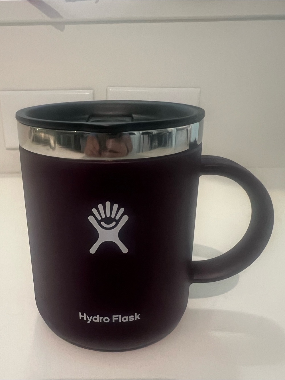 Hydro Flask Insulated Mug with Lid 12 oz Eggplant